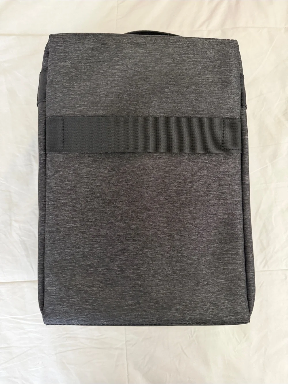 Men's Grey Backpack Camera Insert- Slim Urban Laptop Bag